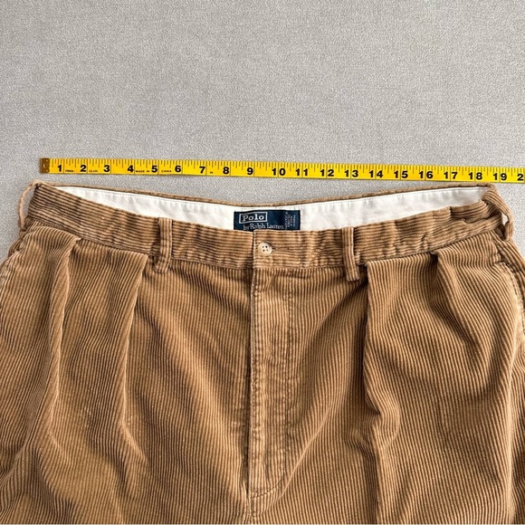 Ralph Lauren Vintage Men's Brown Corduroy Pants. Size 40/30 - Picture 8 of 9